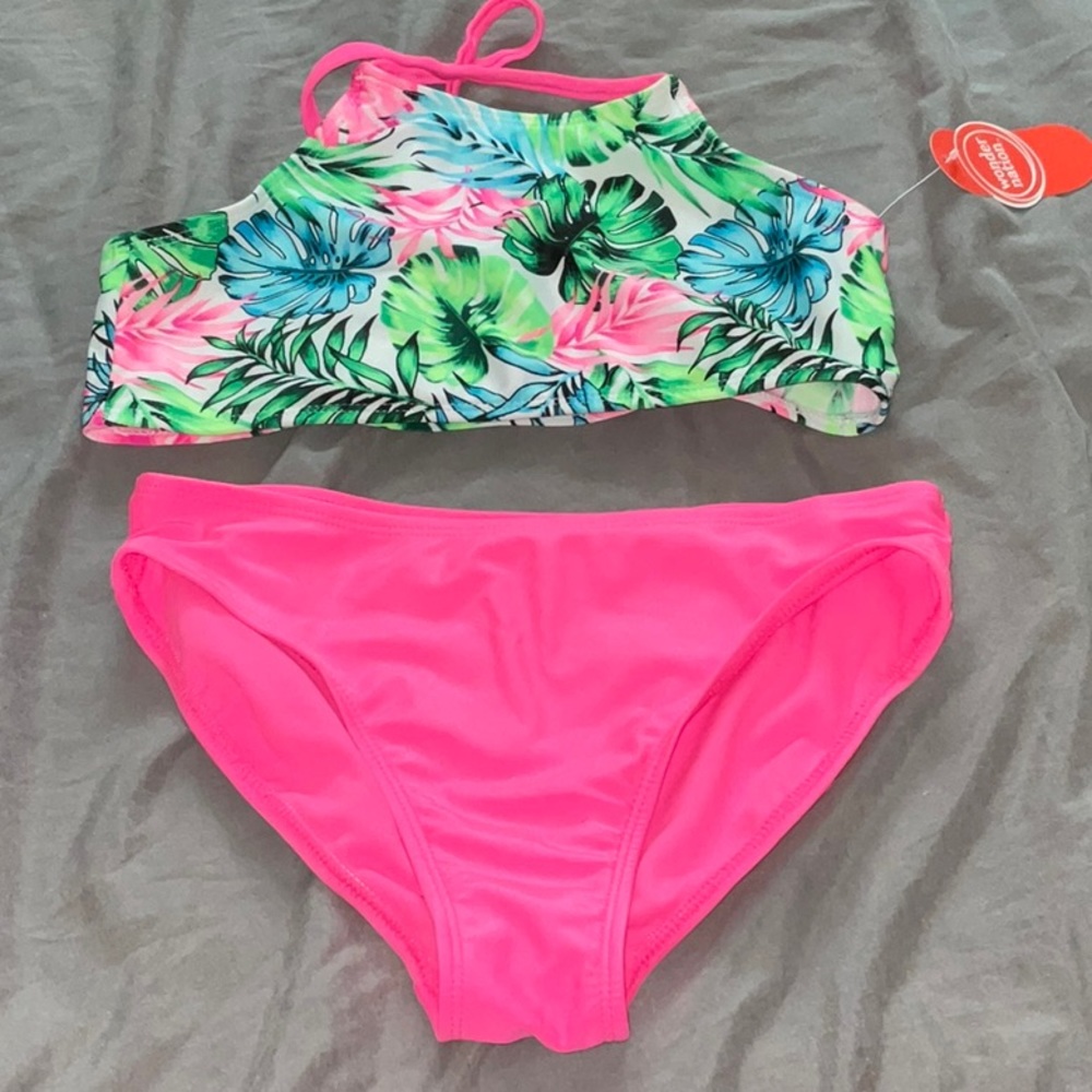 Girls swimsuit pink